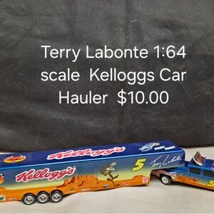 Nascar Kellogg's Blue and Orange Car Hauler